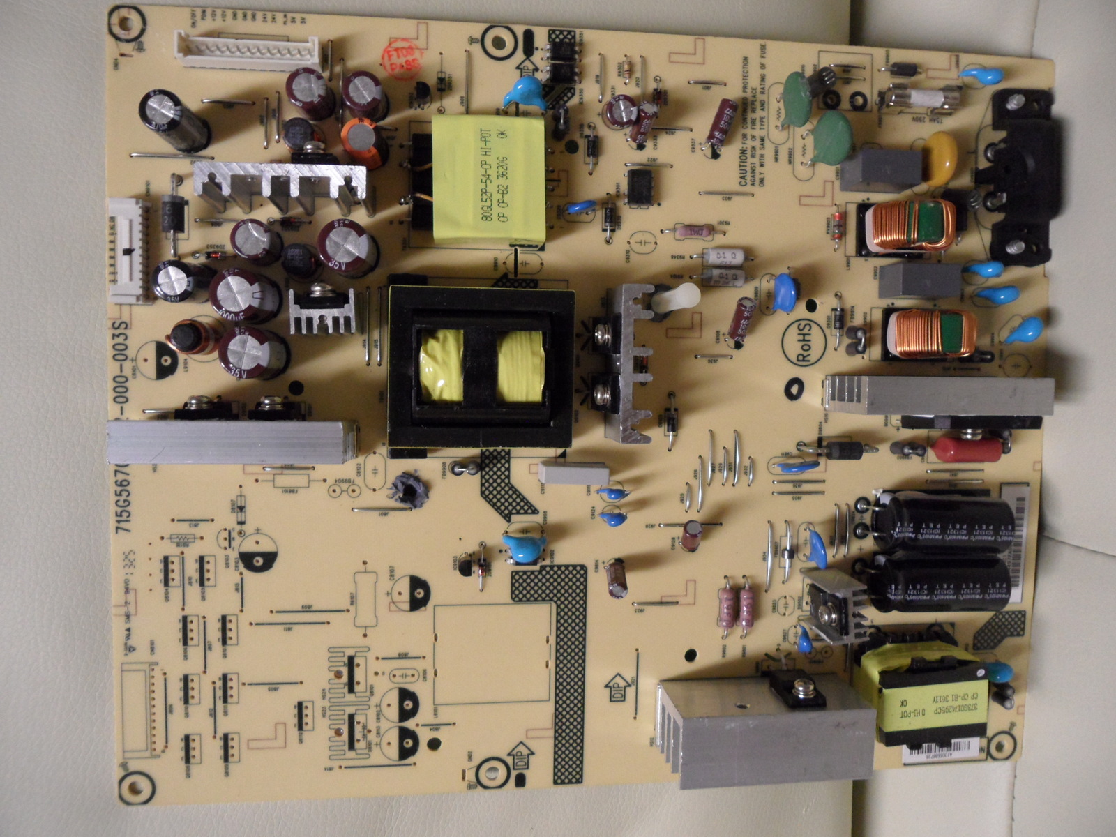 Vizio 715G5670-P02-000-003S Power Supply Board For E500i-A1 - Click Image to Close